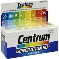 Centrum Gen.50+ A-Zink + FloraGlo Lutein Caplette, 100 St