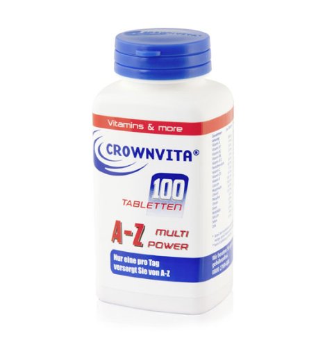 Crownvita A-Z Multi Power – versorgt Sie von A-Z (100 Tabletten)