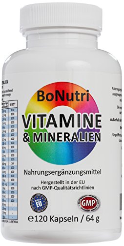 BoNutri 23 Vitamine & Mineralien Mineralstoffe 120 Kapseln