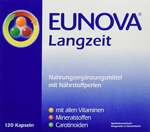 Eunova Langzeit Nahrungsergänzung, Vitamin, 1er Pack (1 x 120 Stück)