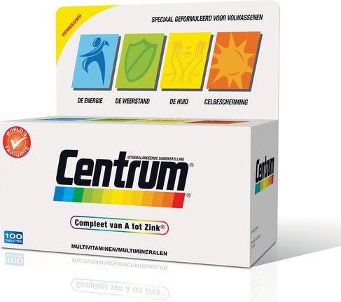 Centrum A bis Zink + Floraglo-Lutein Capletten, 100 St