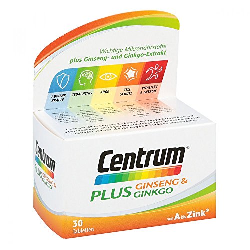 CENTRUM Plus Ginseng & Ginkgo Tabletten 30 St Tabletten