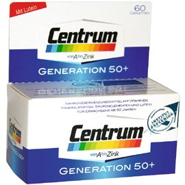 Centrum A bis Zink + Floraglo-Lutein Generation 50+ Capletten, 60 St