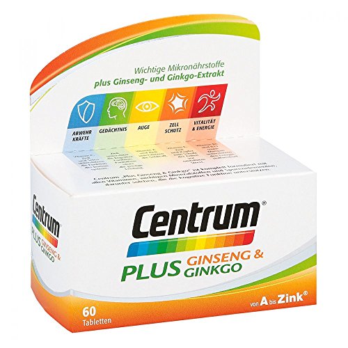 Centrum Plus Ginseng & Ginkgo Tabletten 60 stk